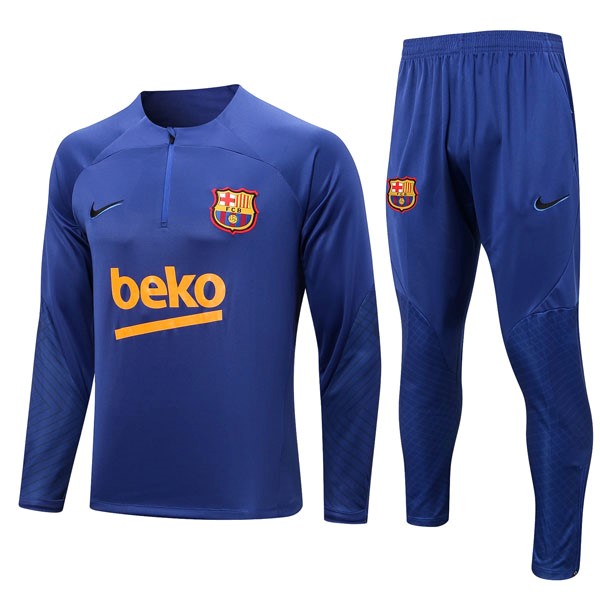 Trainings-Sweatshirt Barcelona 2023 Blau